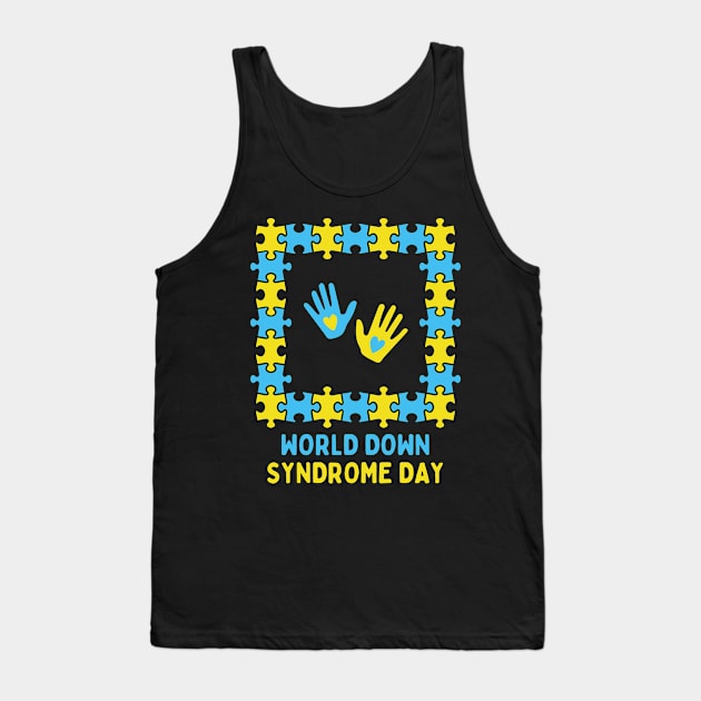 World Down Syndrome Awareness Day Tank Top by starryskin